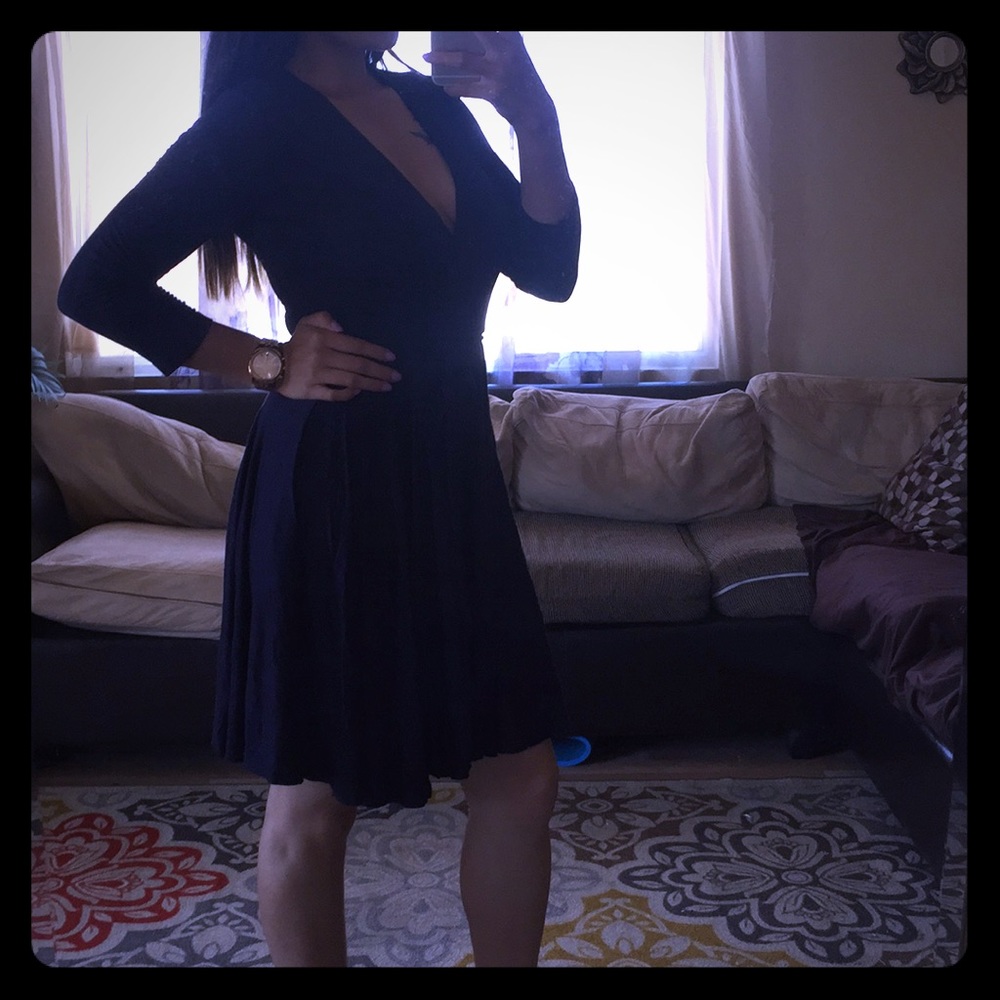Navy blue dress